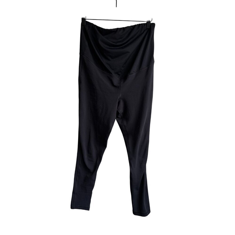 Ingrid & Isabel Basics Support Crossover Maternity Leggings Black Small - Picture 4 of 6